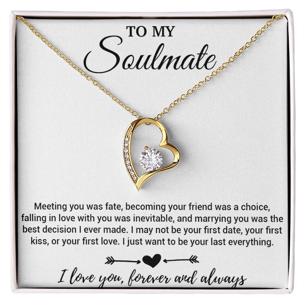 To My Soulmate Necklace, Soulmate Gift, Soulmate Jewelry Anniversary 29_3