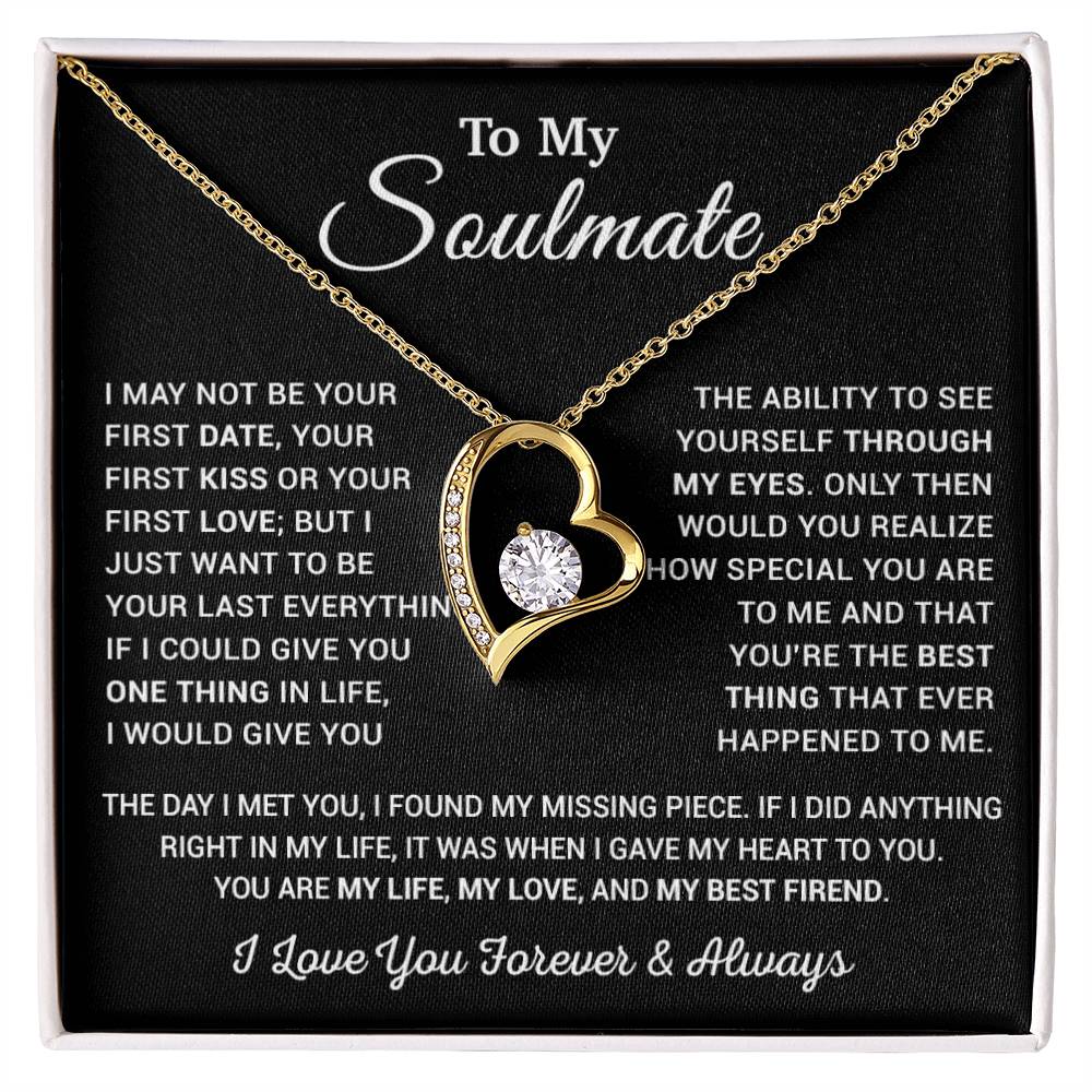 To My Soulmate Necklace, Valentine Gift For Her, Gift For Soulmate 11_1_Black