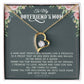 To My Boyfriend's Mom Gift, Boyfriend's Mom Necklace Pendant, Boyfriend's Mom Birthday