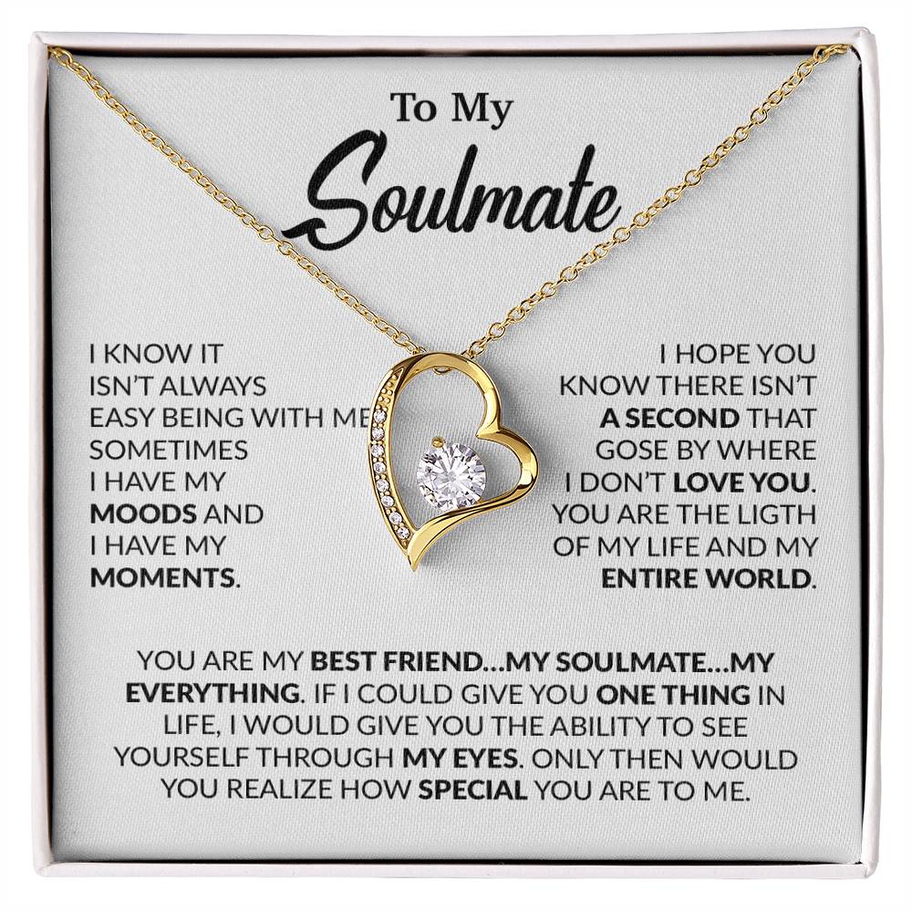 To My Soulmate Necklace, Soulmate Gift, Gift For Girlfriend, Christmas Gift 23_10_White