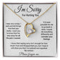 I'm Sorry Necklace Gifts, Apology Gifts For Her, Forgiveness Gift, Wife Gift 9_10