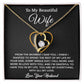 To My Wife Necklace, Gift For Wife, Anniversary Gift For Wife, Necklace For Wife 27_5_Black