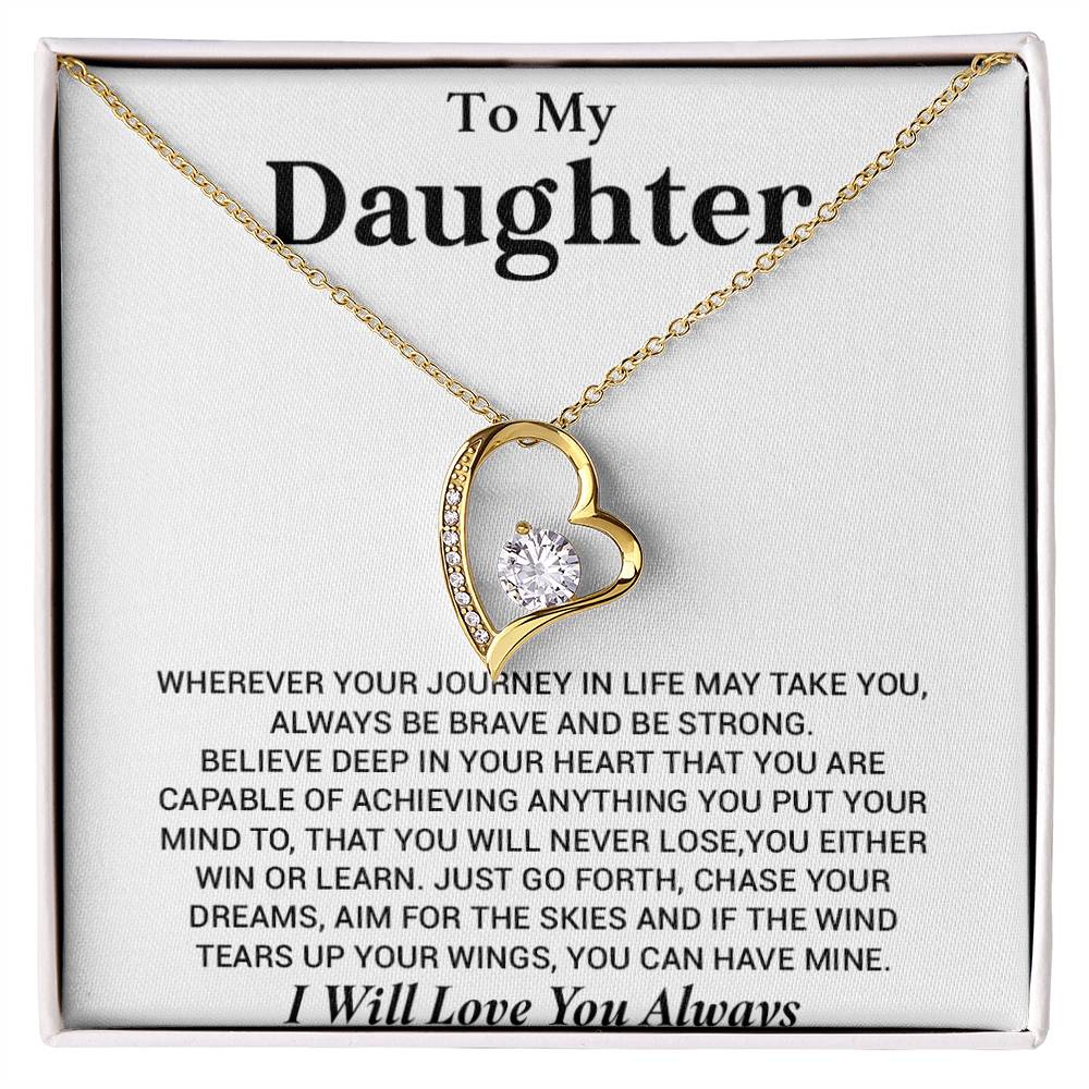To My Daughter Necklace, Gift for Daughter from Dad, Birthday Christmas Graduation Gift 4_8