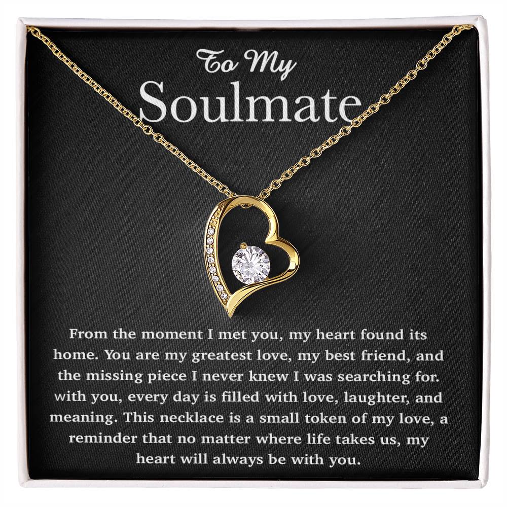 To My soulmate Necklace, Anniversary Gift For Her, Wife, Girlfriend, Soulmate Gift 3_5