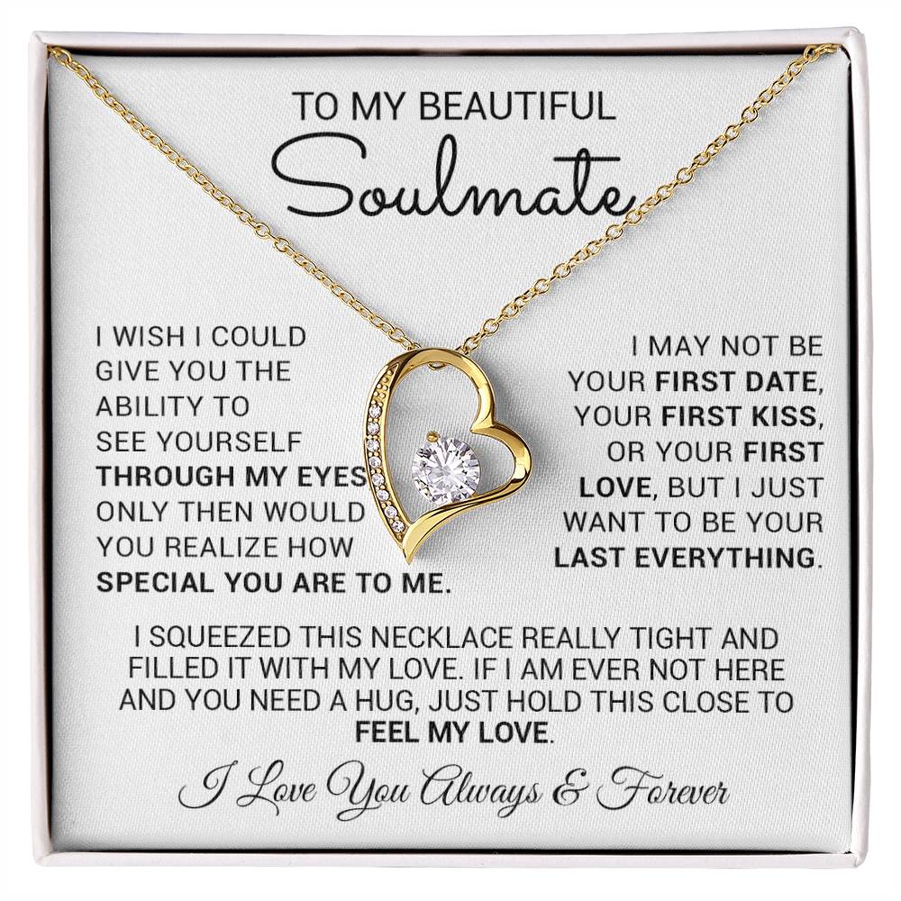 To My Soulmate Necklace, Christmas, Valentine Gift For Her, Gift For Soulmate 14_1