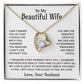 To My Beautiful Wife Necklace, Christmas Gifts For Women, Anniversary Gift For Wife 18_10
