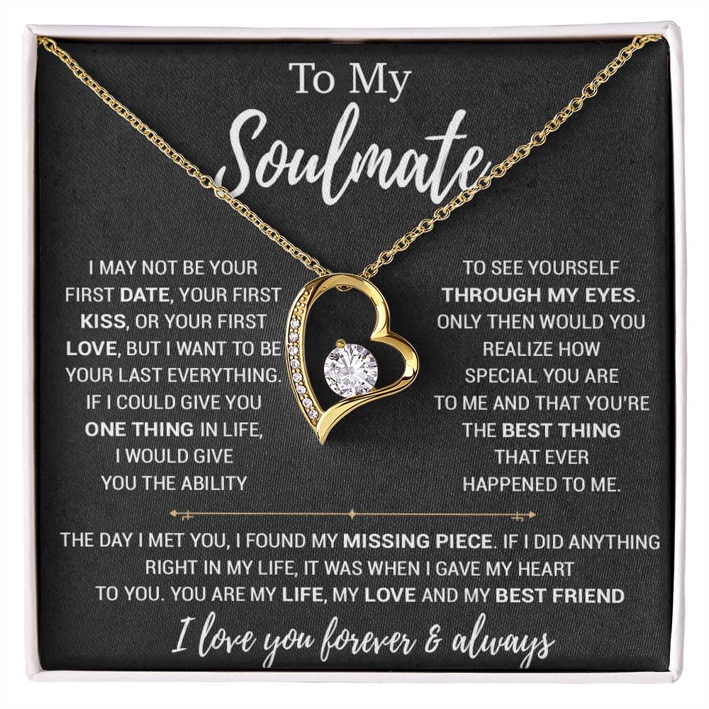 To My Soulmate Necklace, Birthday Gifts For Her, Christmas Gift For Soulmate 13_9