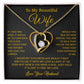 To My Wife Necklace, Gift For Wife, Anniversary Gift For Wife, Necklace For Wife 28_5_Gold