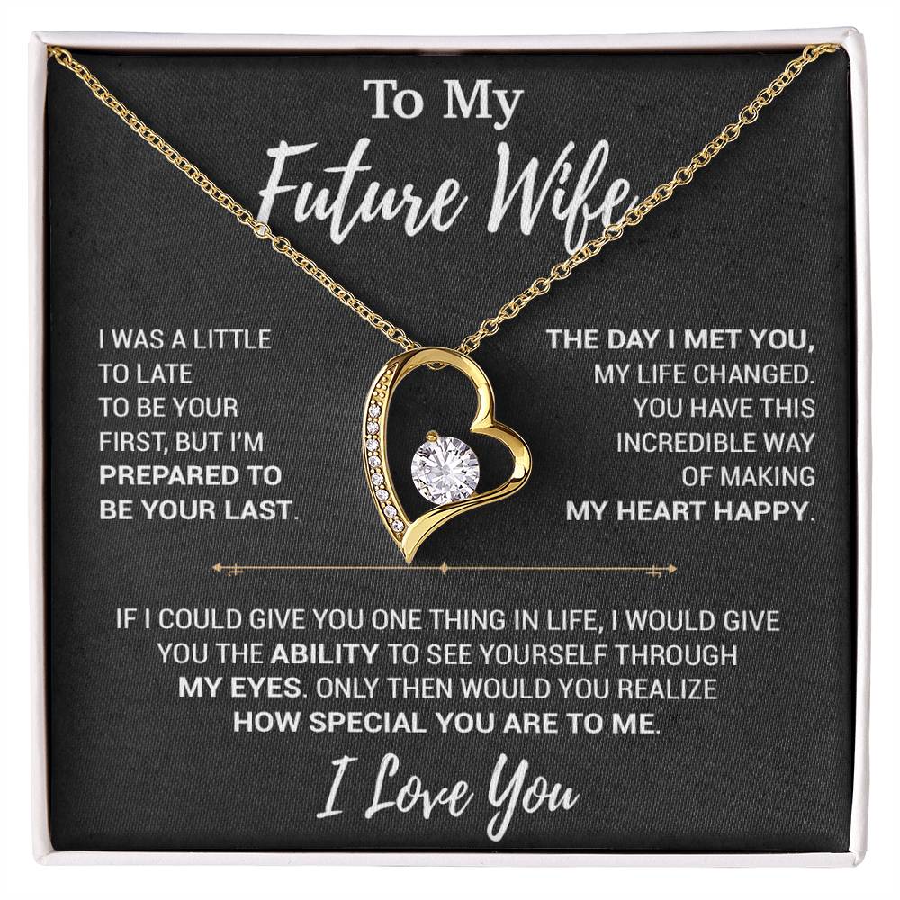 To My Future Wife Gift, To My Soulmate, Girlfriend Necklace, Gift For Wife