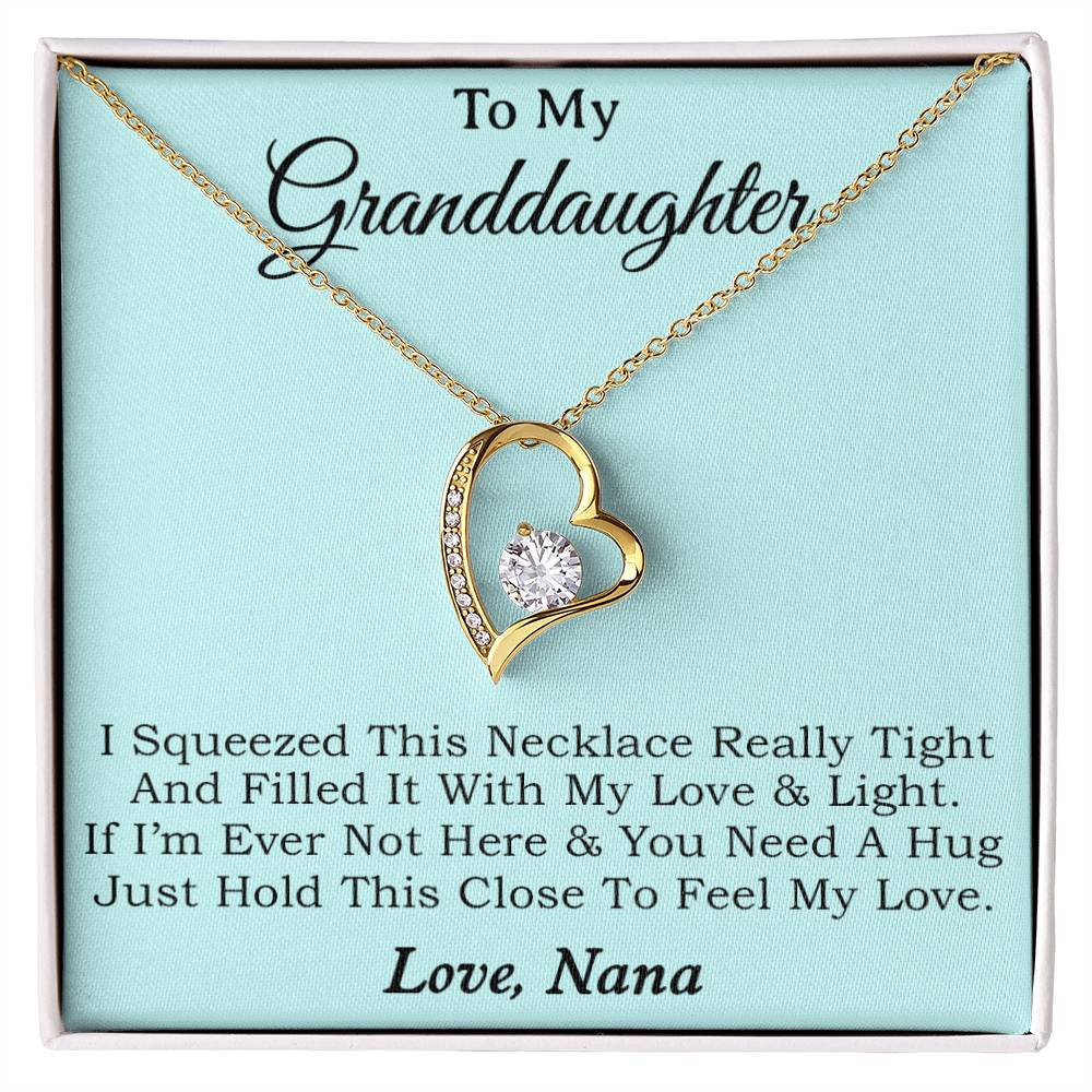 To My Granddaughter Necklace, Granddaughter Gift, Gifts for Granddaughters, Granddaughter Necklace 31_10