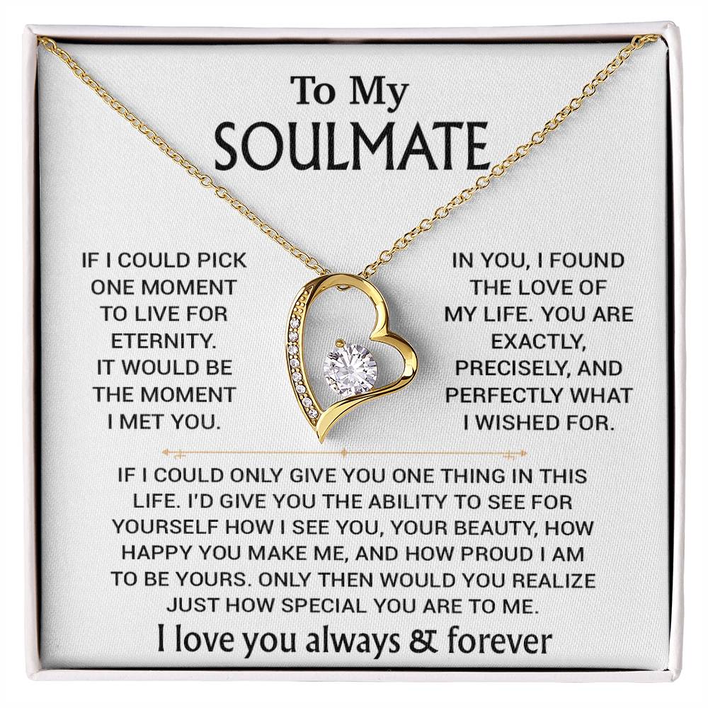 To My Soulmate Necklace, Soulmate Gift, Gift For Girlfriend, Christmas Gift 27_8_WHITE