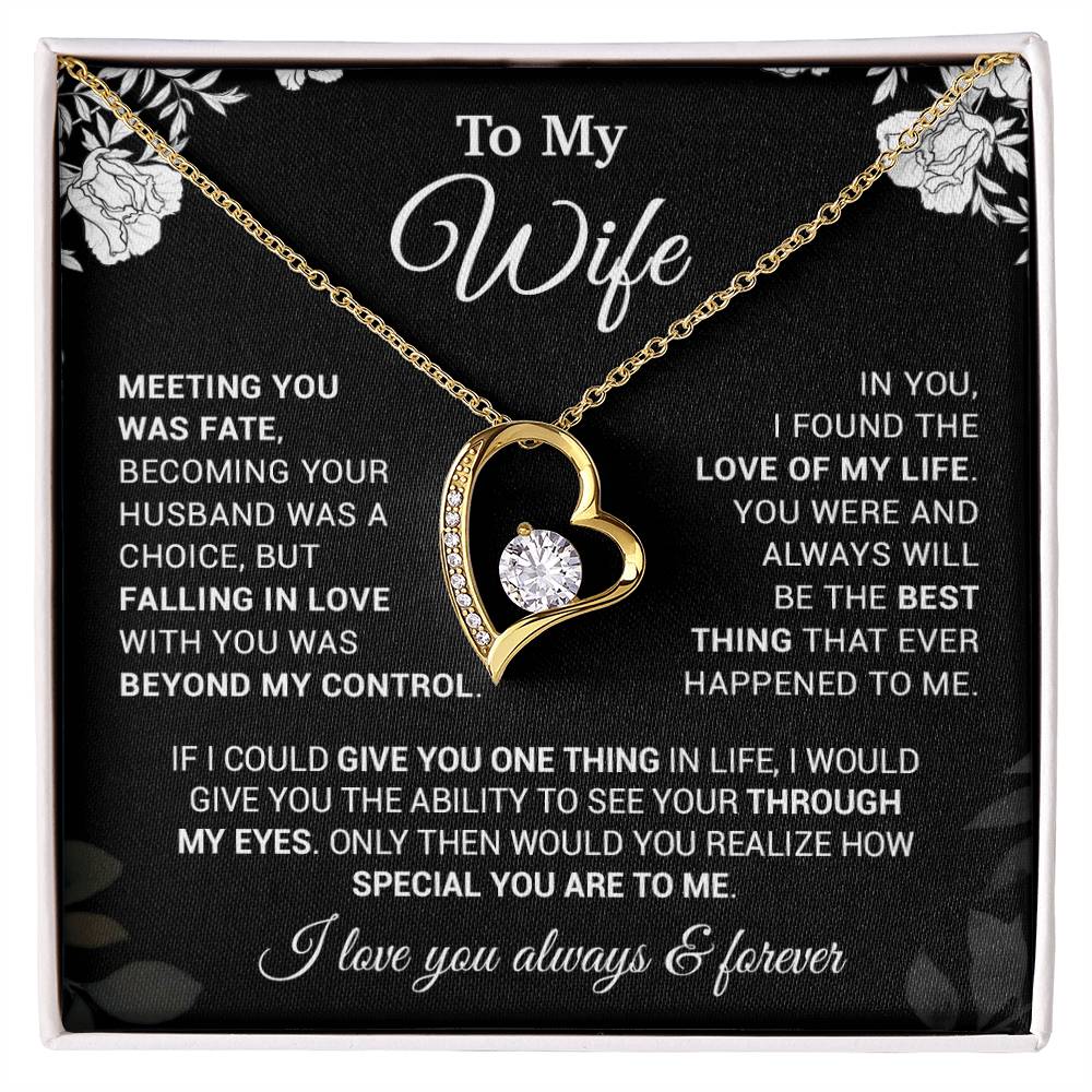To My Wife Necklace, Gift For Wife, Anniversary Gift For Wife, Christmas Gift 22_11