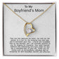 To My Boyfriends Mom Necklace, Gifts For Boyfriends Mom, Boyfriends Mom Gift