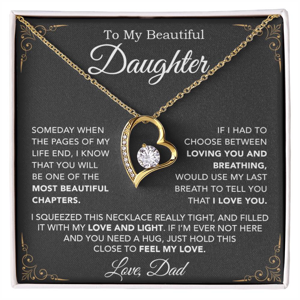To My Daughter Necklace, Daughter Father Necklace, Daughter Gift From Dad 29_8