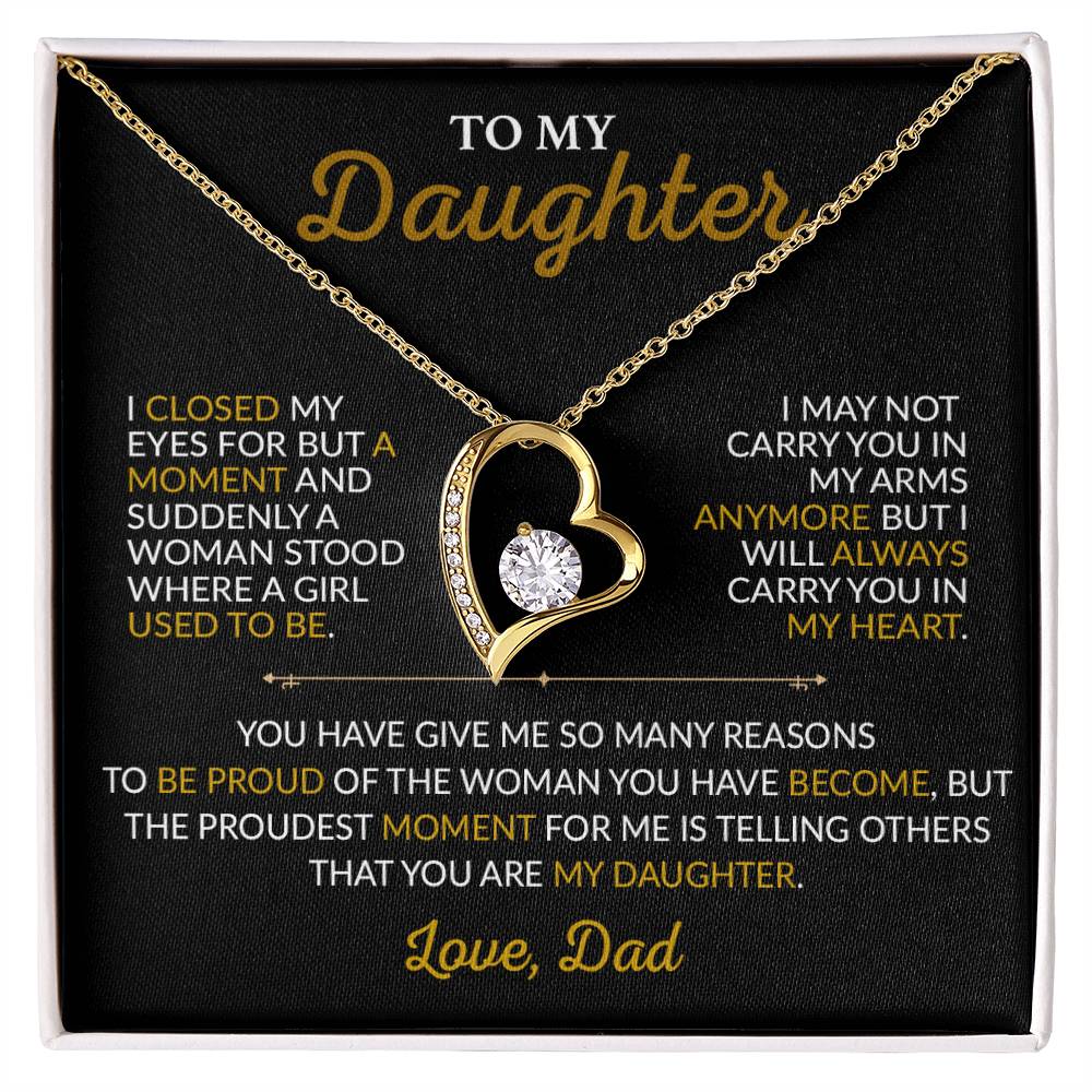 To My Daughter Necklace, Gift for Daughter from Dad,Daughter Father Necklace 14_3