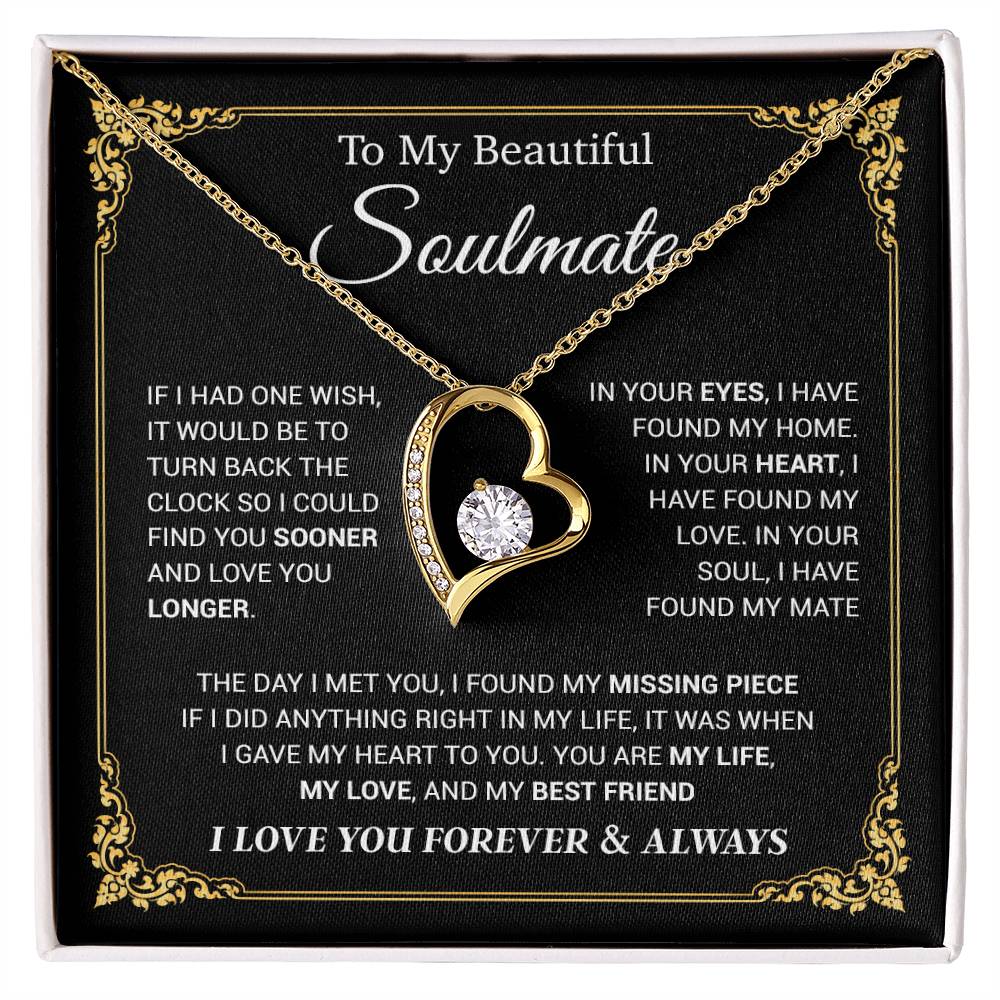 To My Soulmate Necklace, Gift for Wife, Girlfriend, Anniversary Gift 23_11