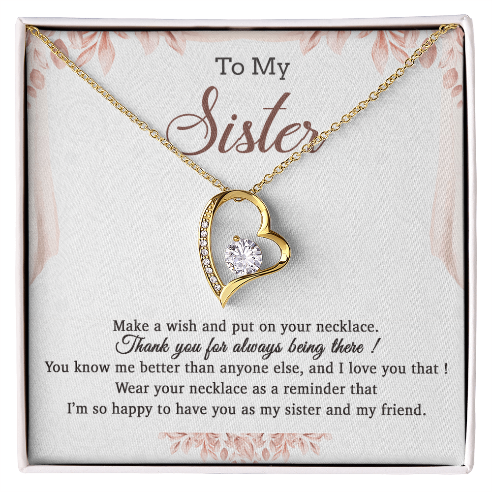 To My Sister Necklace, Brother to Sister, Birthday gift For Sister from Brother 6_1