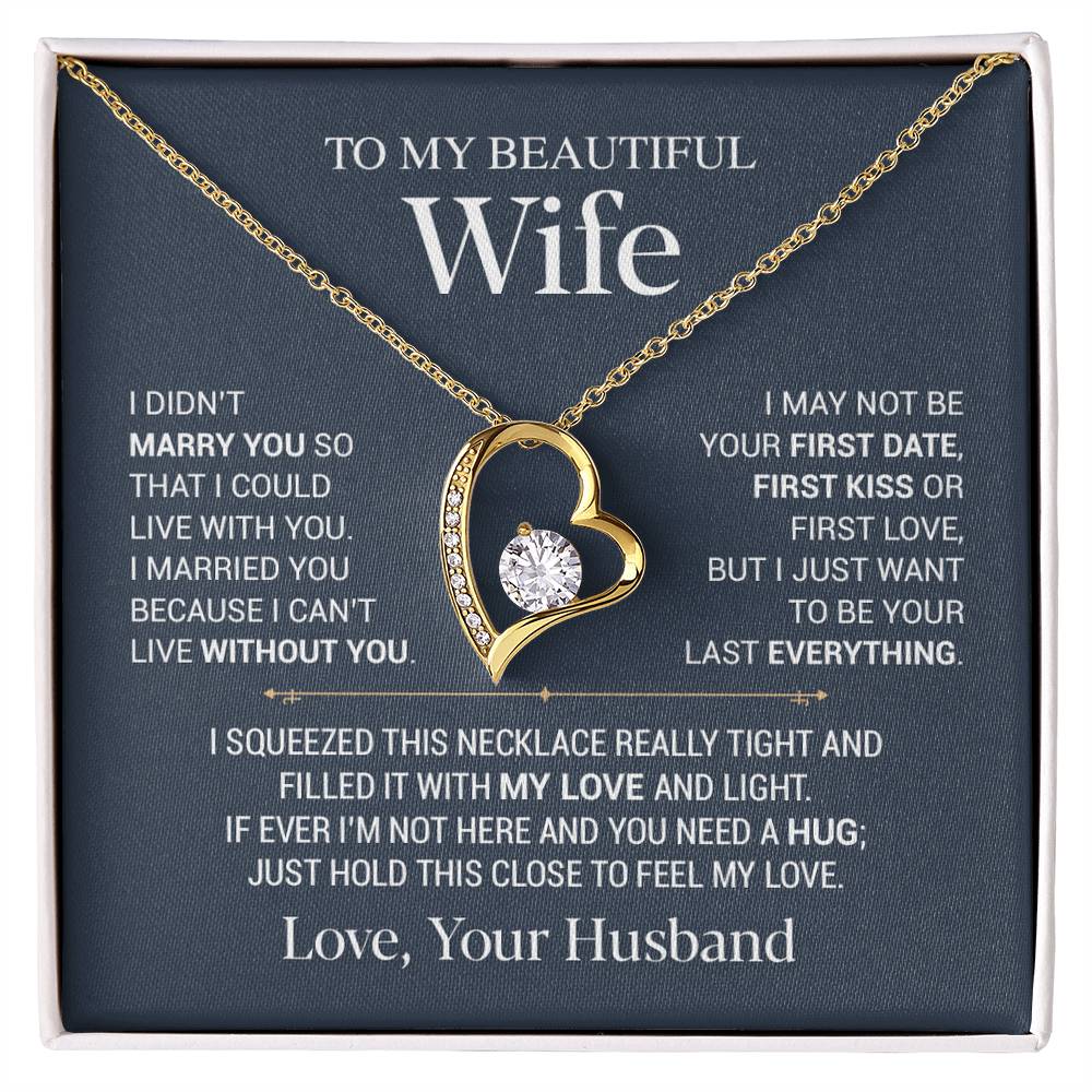 To My Wife Necklace, Christmas Gifts For Women, Anniversary Gift For Wife 23_11