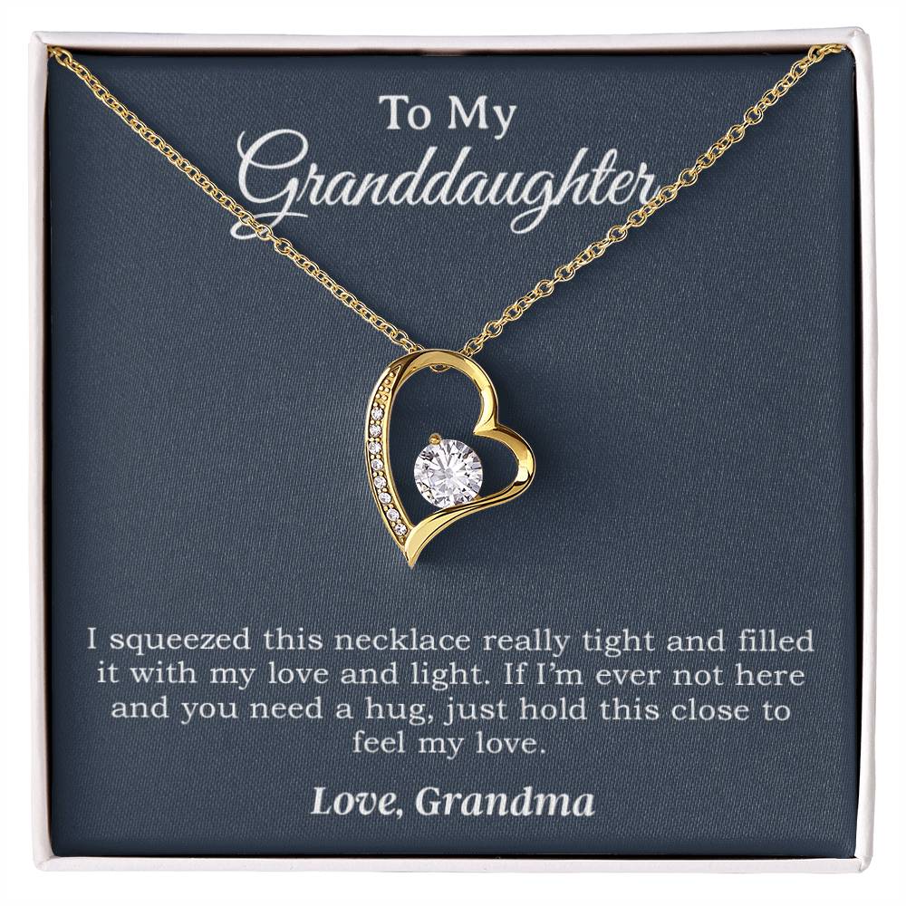 To My Granddaughter Necklace, Granddaughter Gift, Gifts for Granddaughters, Granddaughter Necklace 11-9