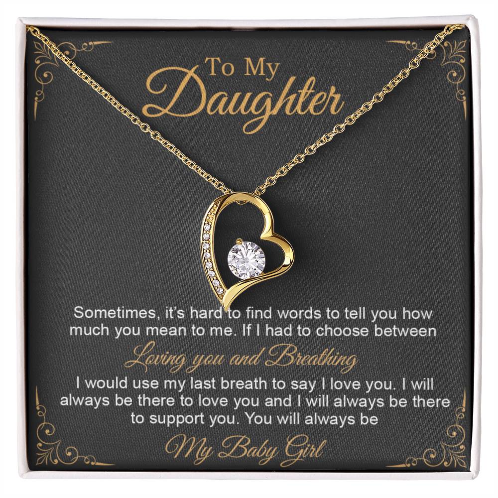 To My Daughter Necklace, Gift to My Daughter, Graduation Gift for Daughter