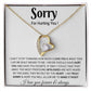 I'm Sorry Necklace Gifts, Apology Gifts For Her, Forgiveness Gift, Wife Gift 6_9