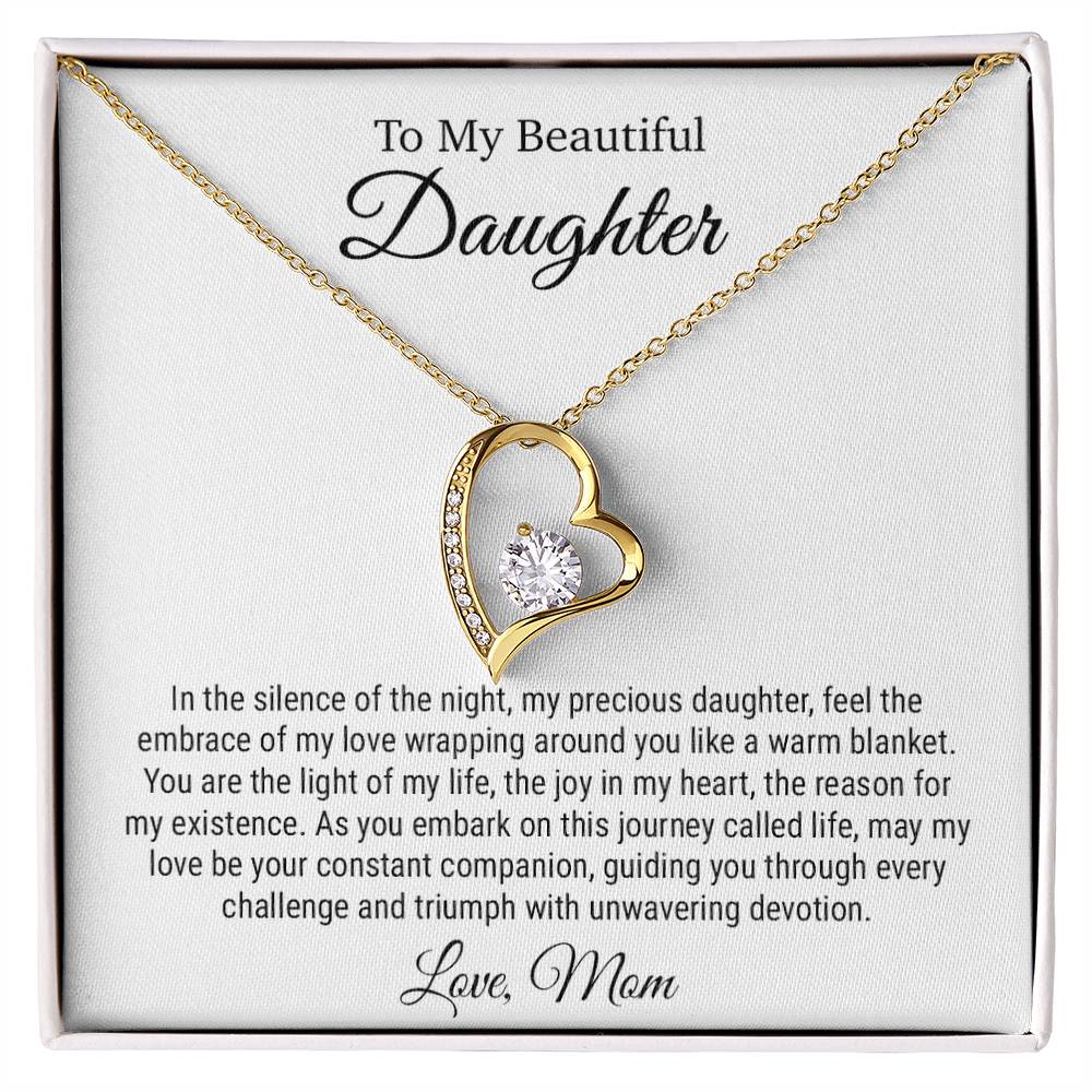 To my Daughter Necklace, Mother Daughter Gift, Gift for Daughter from Mom
