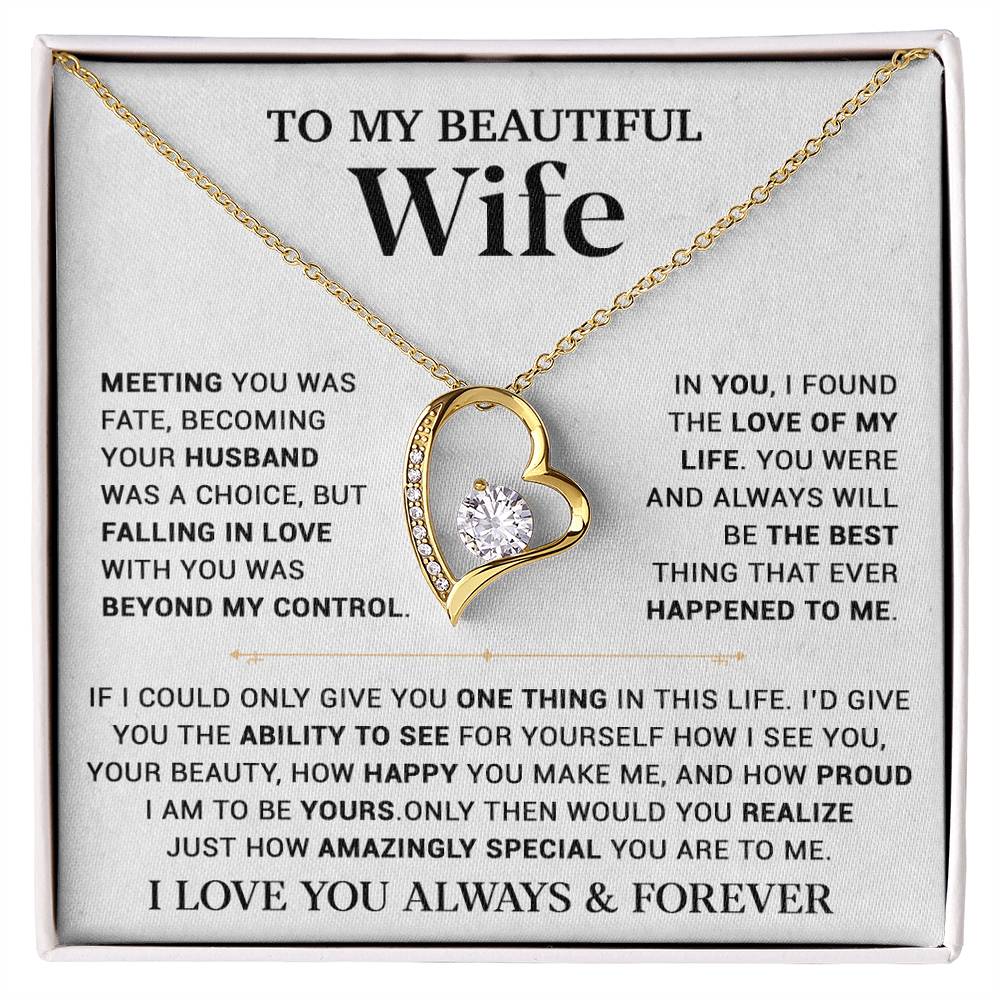 To My Wife Necklace, Gift For Wife, Anniversary Gift,Christmas Gift 22_11