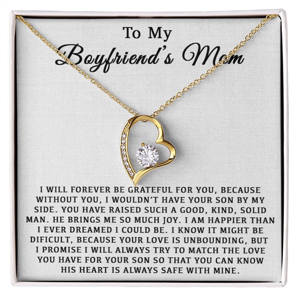 To My Boyfriend's Mom Necklace, For My Boyfriend's Mom, Birthday Gift 21_2