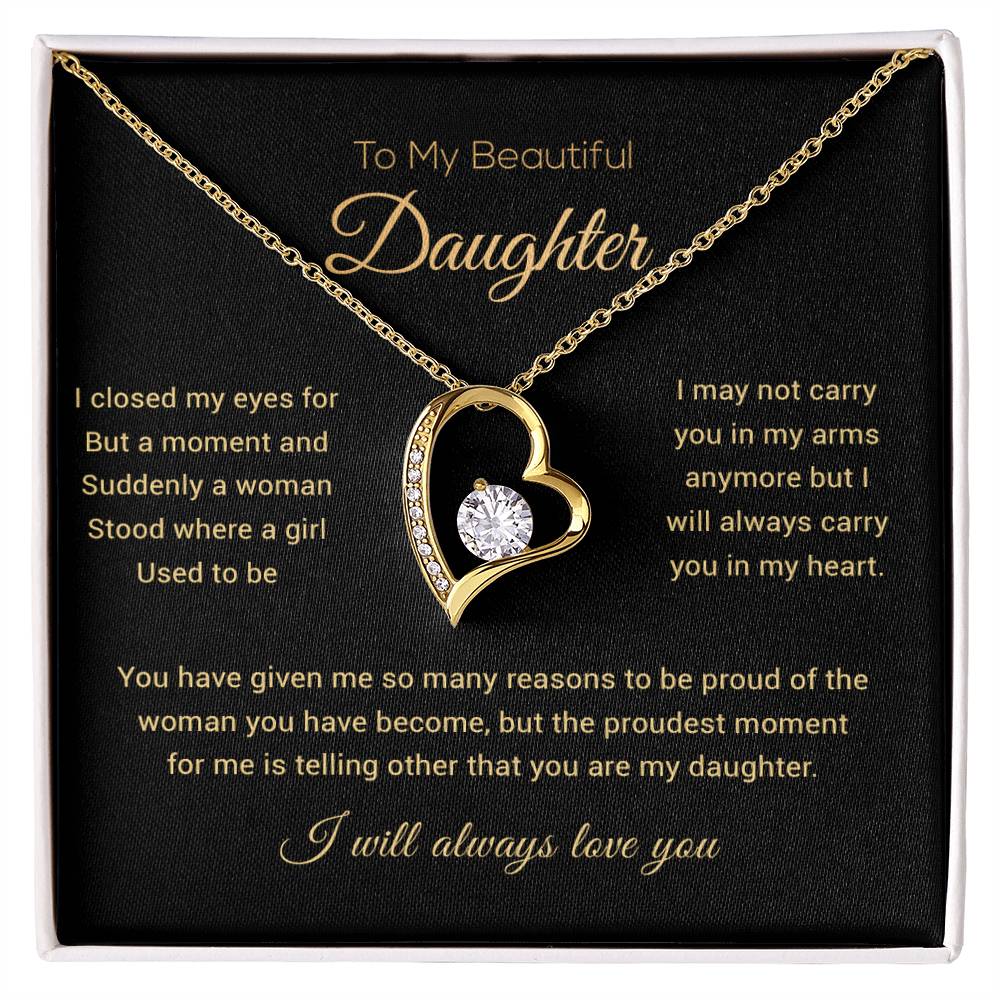 To My Daughter Necklace, Daughter Gift from Dad, Mom, Daughter Birthday Gift, Christmas Gift for Her 29_11