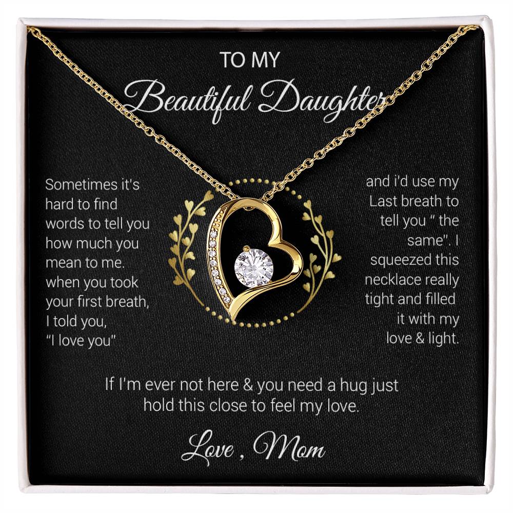 To My Beautiful Daughter Gift For Daughter From Mom, Daughters Birthday