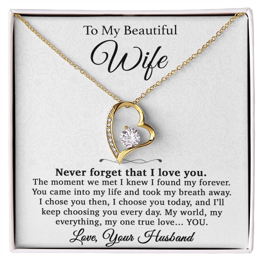 To My Wife Necklace, Gift For Wife, Anniversary Gift For Wife, Christmas Gifts 1_4