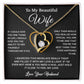 To My Wife Necklace, Gift For Wife, Anniversary Gift For Wife, Necklace For Wife 26_5_Black