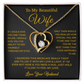 To My Wife Necklace, Gift For Wife, Anniversary Gift For Wife, Necklace For Wife 26_5_Gold