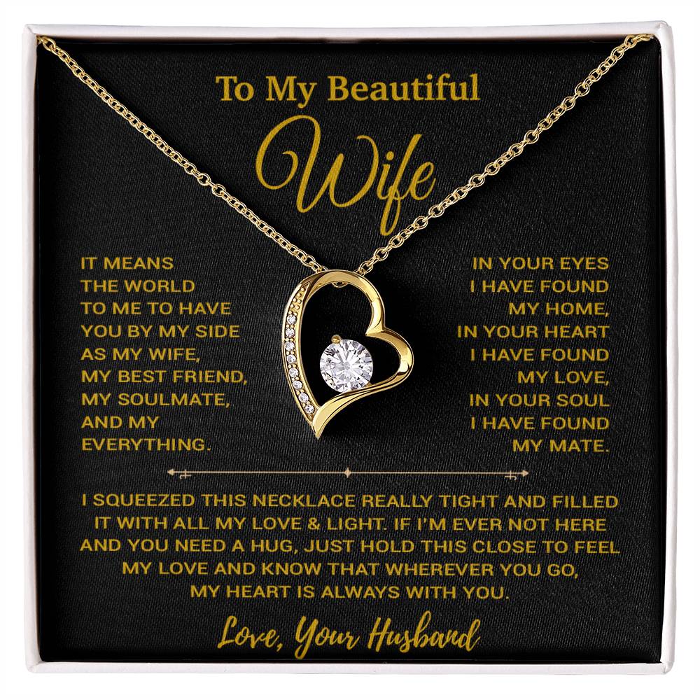 To My Wife Necklace, Vanlentines Gifts For Women, Anniversary Gift For Wife 20_1