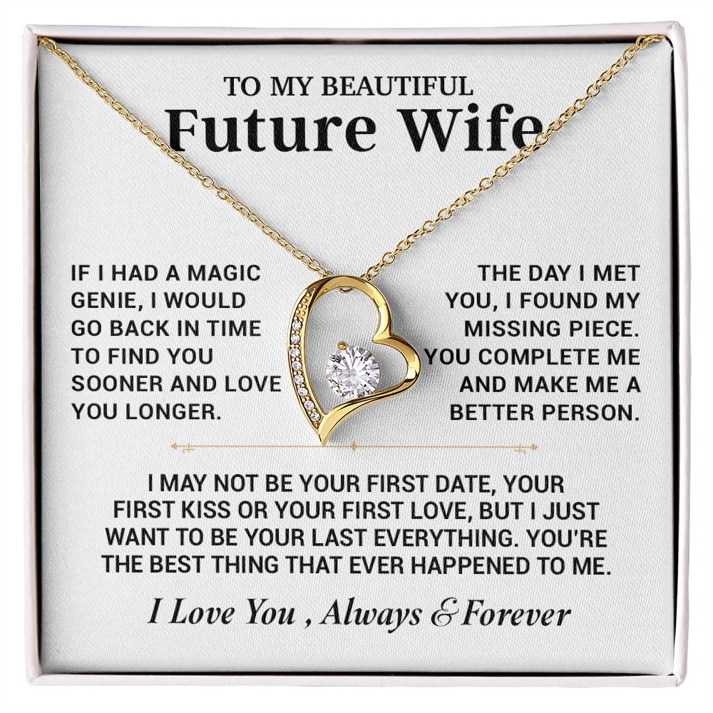 To My Beautiful Future Wife Necklace, Anniversary Birthday Christmas Gift for Her 22_7