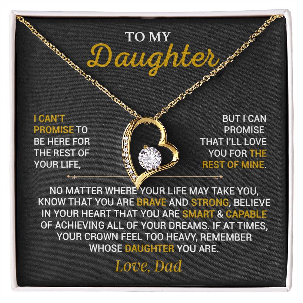 To My Daughter Necklace, Gift for Daughter from Dad,Daughter Father Necklace 7_10