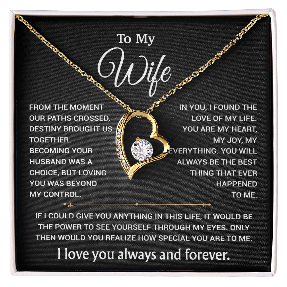 To My Wife Necklace, Christmas Gifts For Women, Anniversary Gift For Wife 25_2