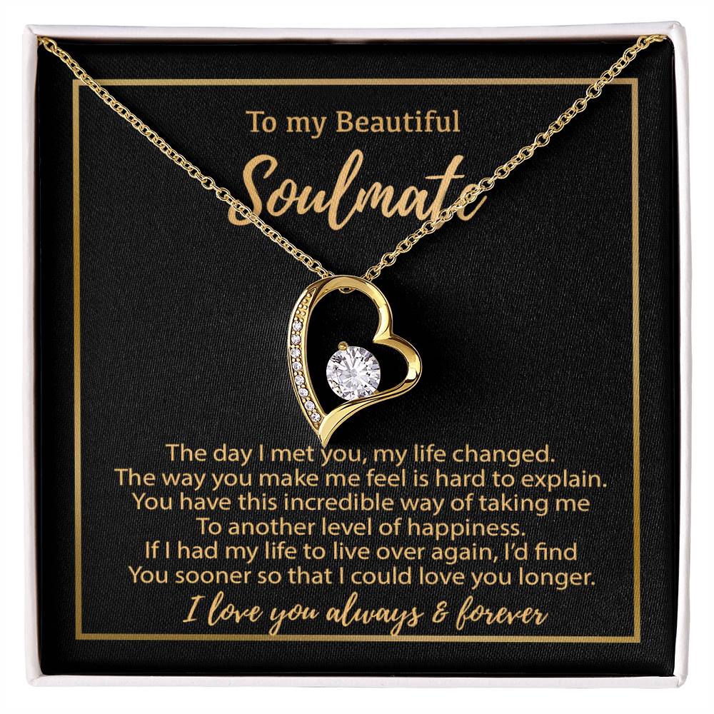 To My Soulmate Necklace,Anniversary, Valentine Gift for Wife, Girlfriend 18_12