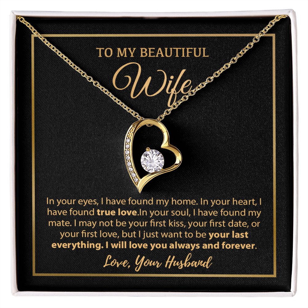 To My Wife Necklace, Christmas Gifts For Women, Anniversary Gift For Wife 18_12