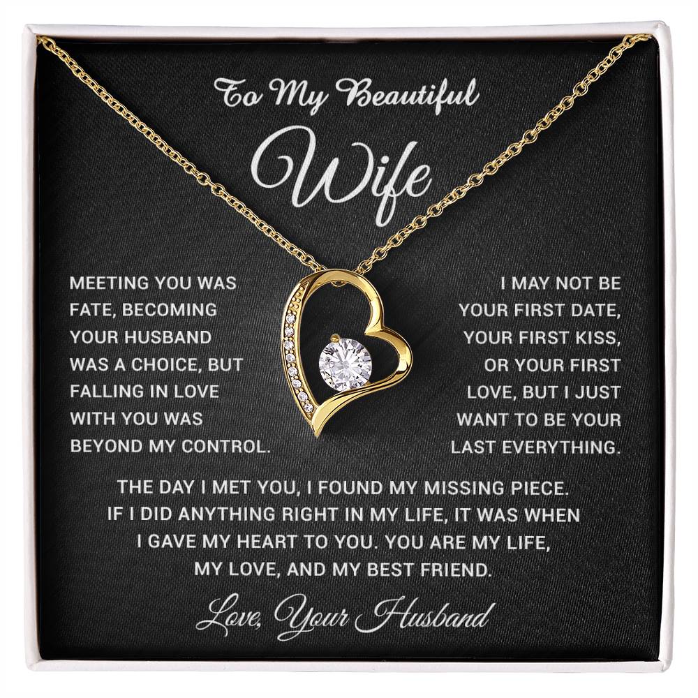 To My Wife Necklace, Gift For Wife, Anniversary Gift For Wife, Necklace For Wife 3_5