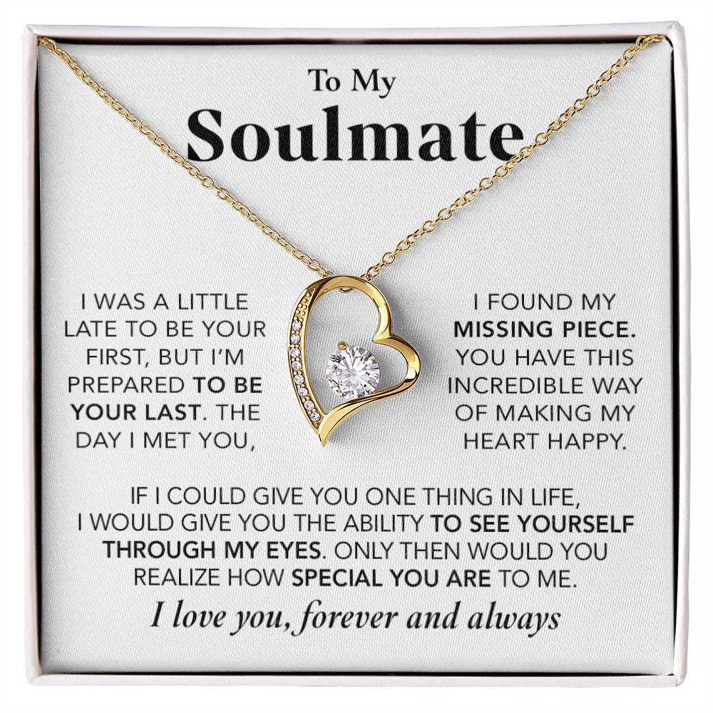 To My Soulmate Necklace Gift For Wife Girlfriend Birthday Anniversary Christmas 31_7