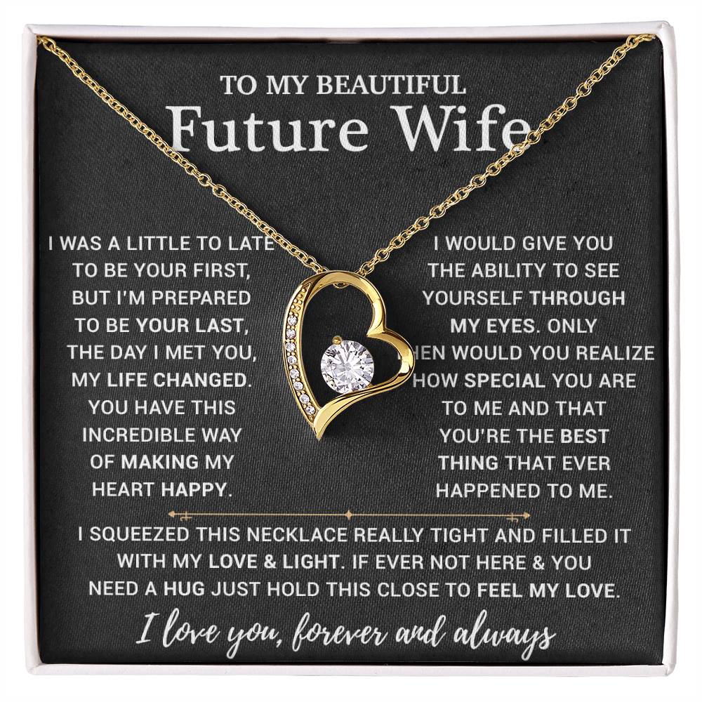 To My Beautiful Future Wife Necklace, Anniversary Birthday Christmas Gift for Her 12_11