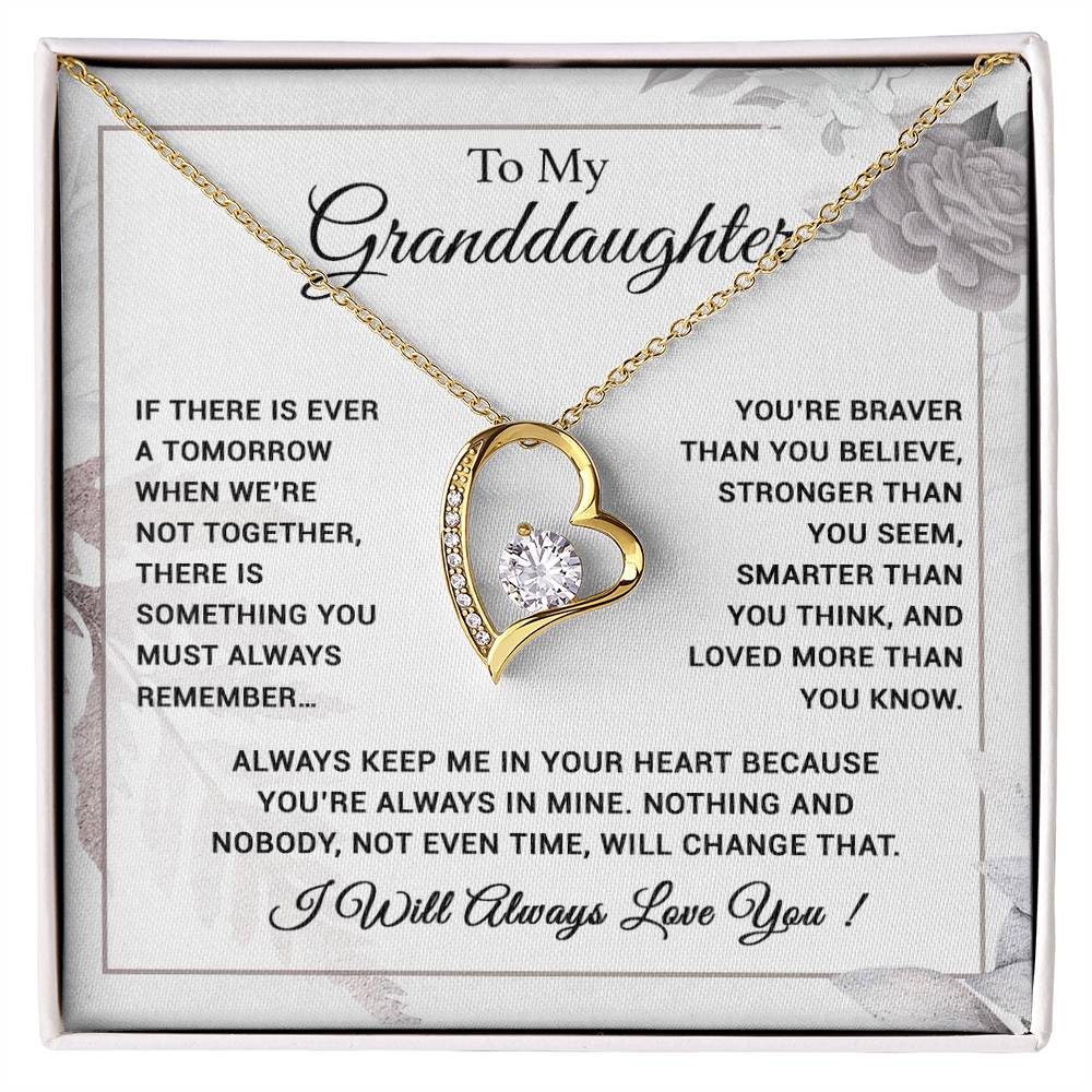 To My Granddaughter Necklace, Xmas Birthday Gift For Granddaughter from Grandma 26_8