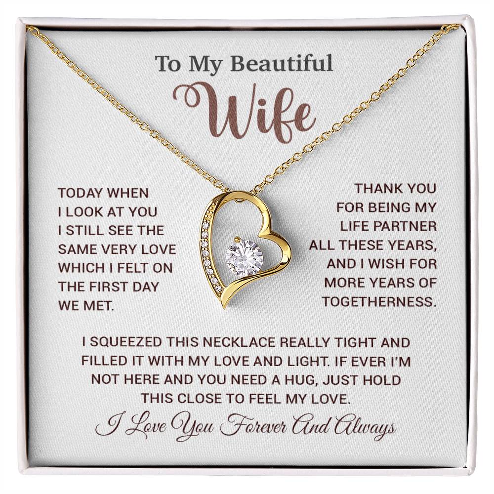 To My Wife Necklace, Wife Gift From Husband, Wife Husband Necklace, Christmas Gift 17_9