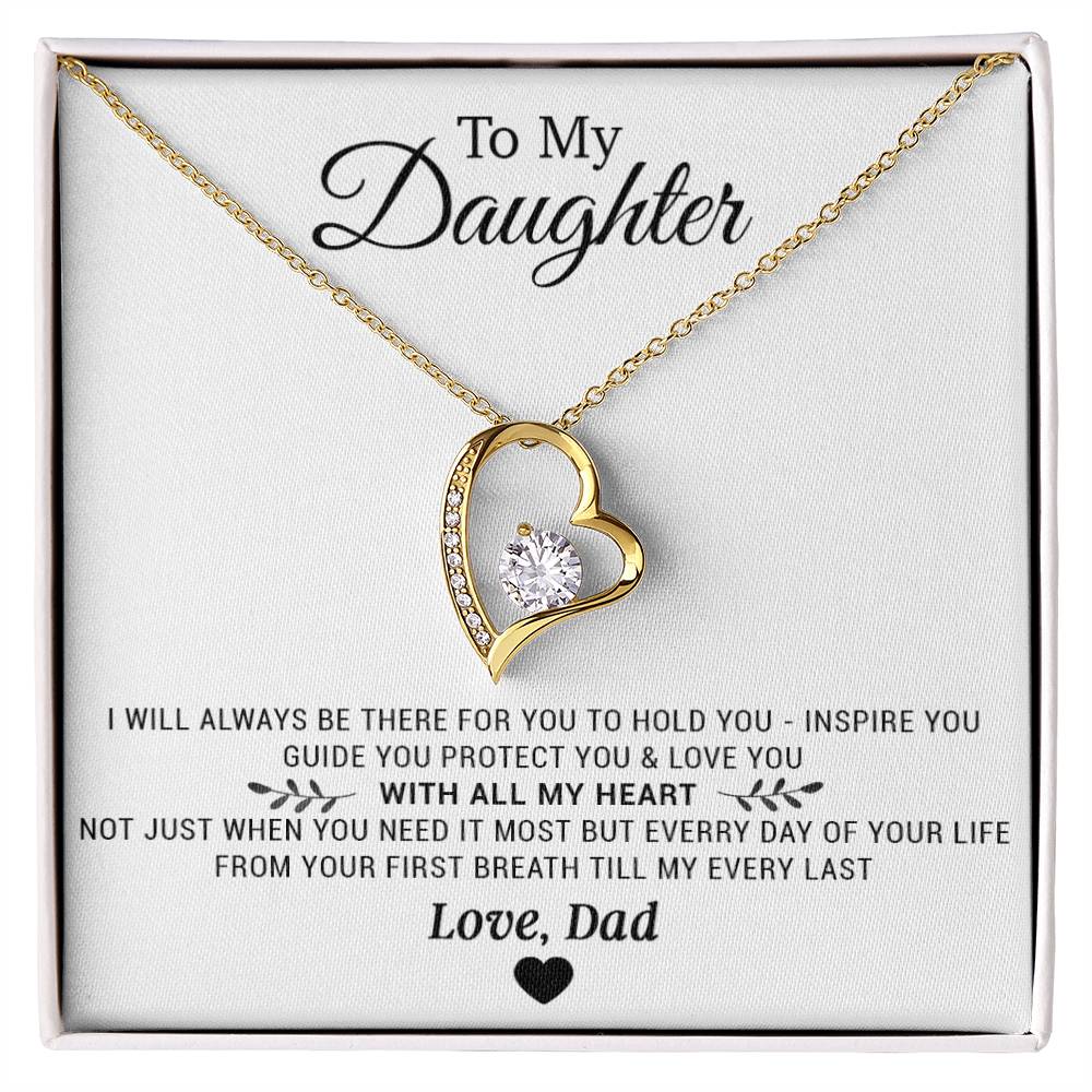 To My Daughter Necklace, Daughter Father Necklace, Daughter Gift from Dad 22_11