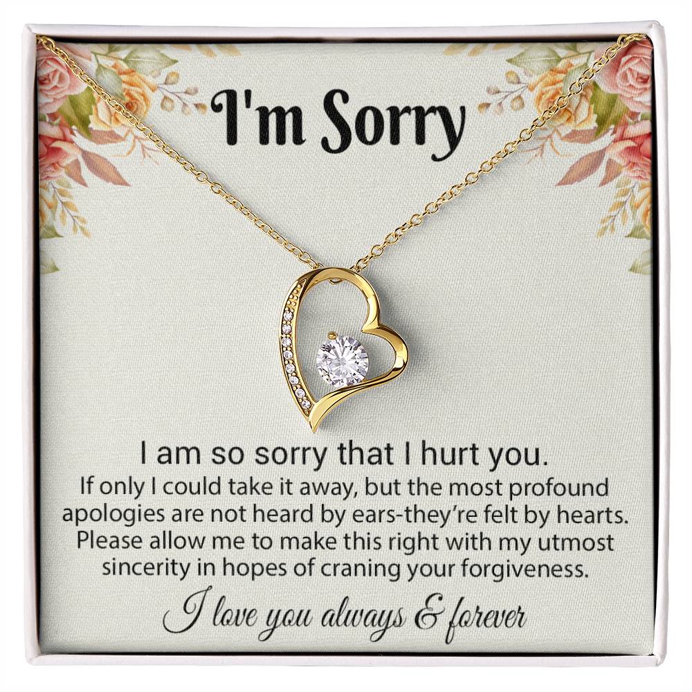 I'm Sorry Necklace Gifts, Apology Gifts For Her, Forgiveness Gift, Wife Gift 6_8