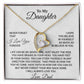 To My Daughter Necklace, Daughter Father Necklace, Daughter Gift From Dad 19_8_White