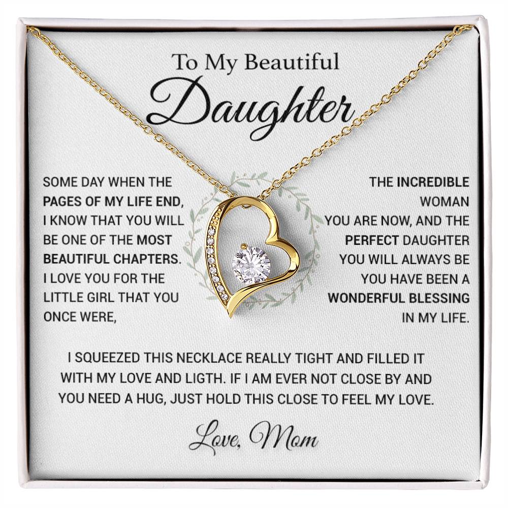 To My Daughter Necklace, Daughter Mother Necklace, Daughter Gift From Mom 25_7
