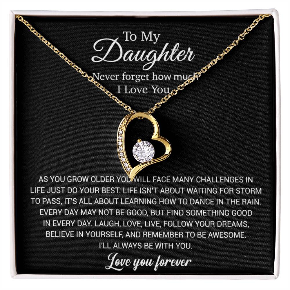 To My Daughter Necklace, Daughter Mother Necklace, Daughter Gift From Mom 9_12