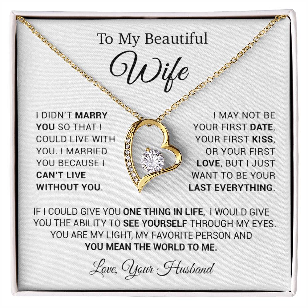 To My Wife Necklace, Anniversary Gift For Wife, Wife Birthday, Gift For Wife 26_7
